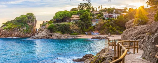 vacances d'été sur la Costa brava