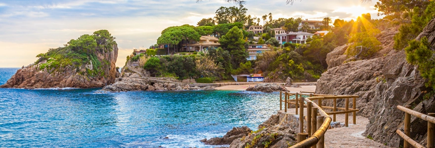 vacances d'été sur la Costa brava