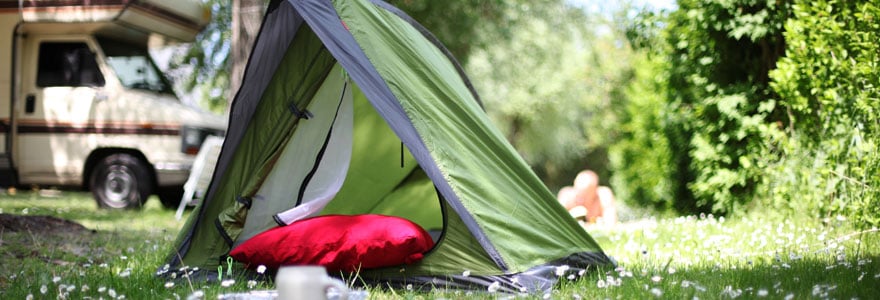 camping rime avec nature